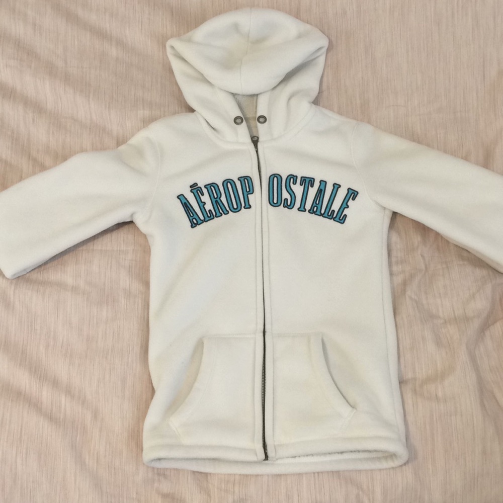 Aéropostale Women’s small white hoodie